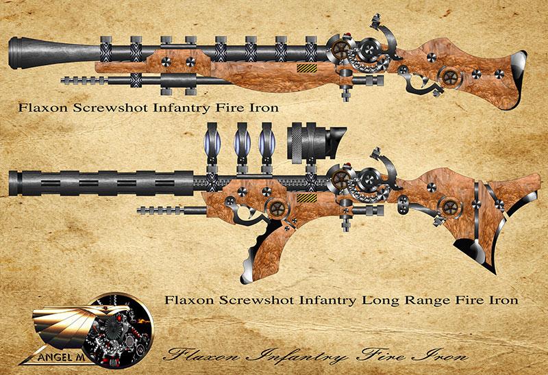 Flaxon Screwshot Infantry Long Range Fire Iron