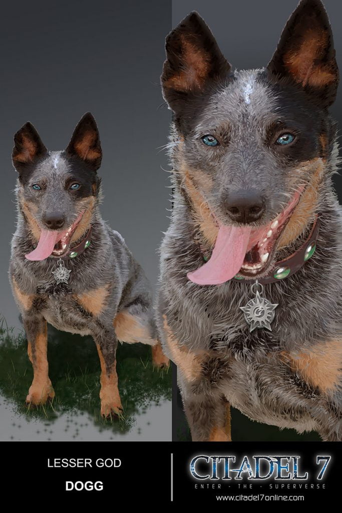 Dogg - Lesser God - Citadel 7 Sci-fi Book Series Character