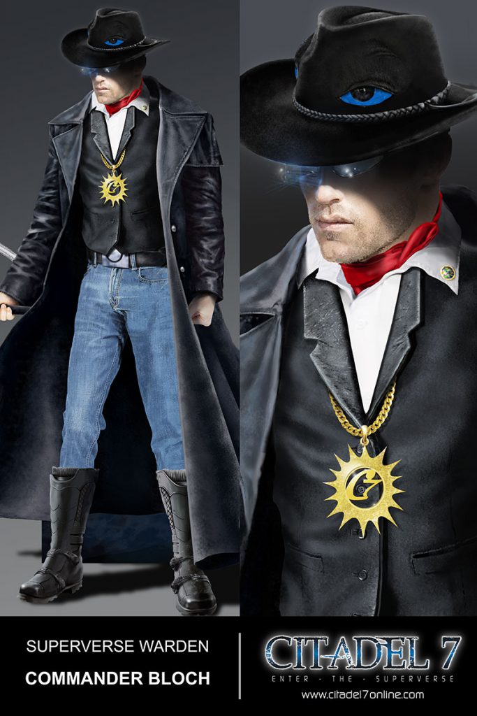 Commander Bloch Citadel 7 Sci-fi Book Series Character